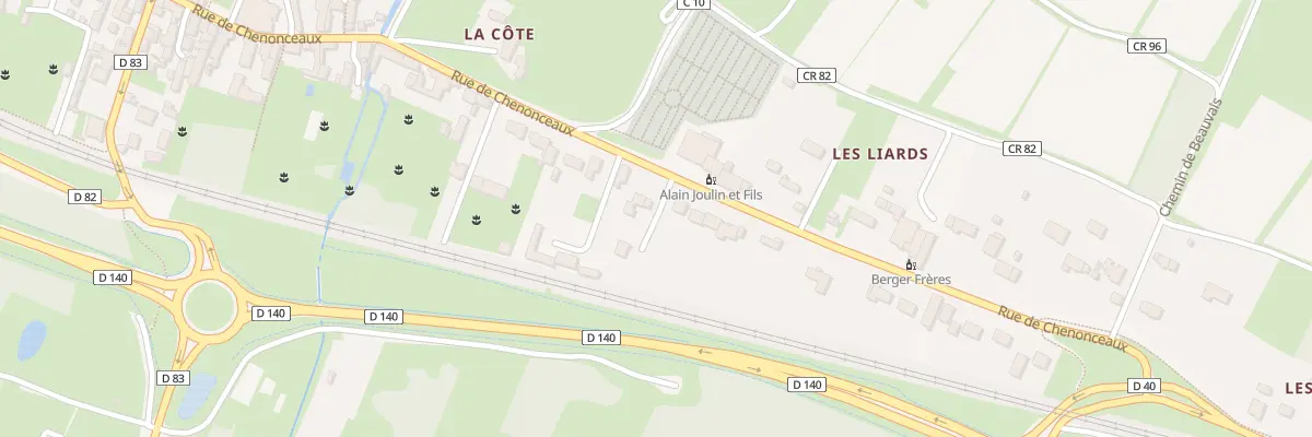 Plan du 56B Rue de Chenonceaux à Saint-Martin-le-Beau