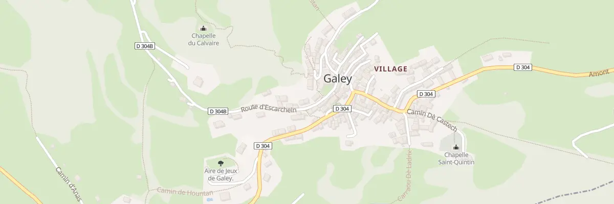 Plan du 52 Village à Galey