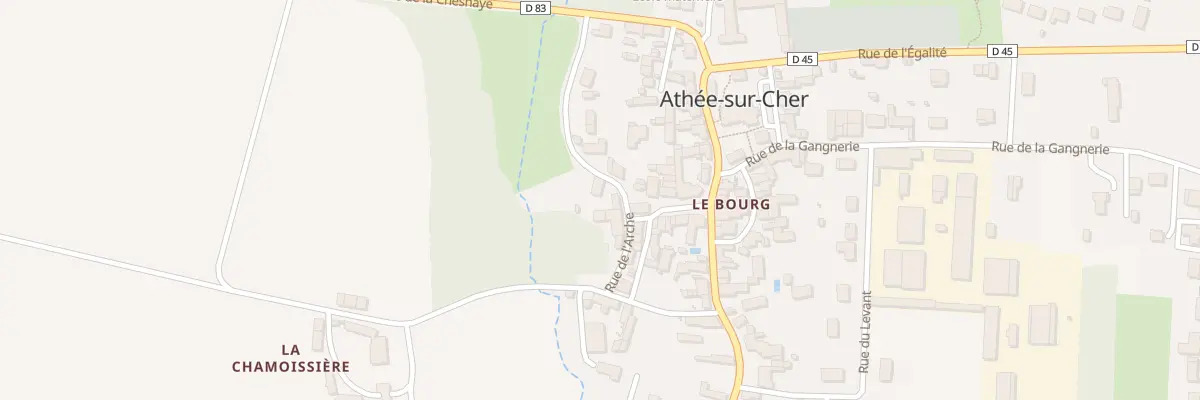 Plan du 4 Rue de l’Arche à Athée-sur-Cher