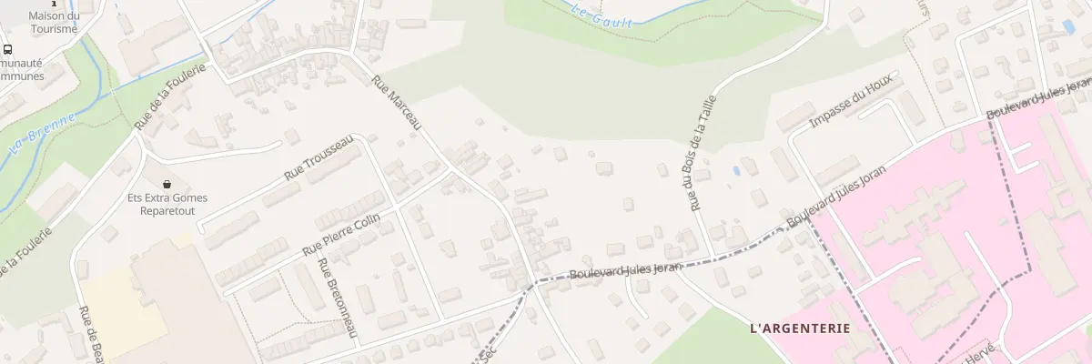 Plan du 51 Rue Marceau à Château-Renault