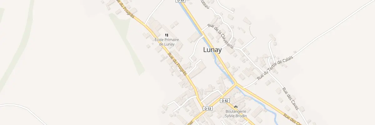 Plan du 8 Rue du Progrès à Lunay