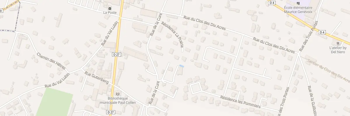 Plan du 6 Res la Prairie à Luneray