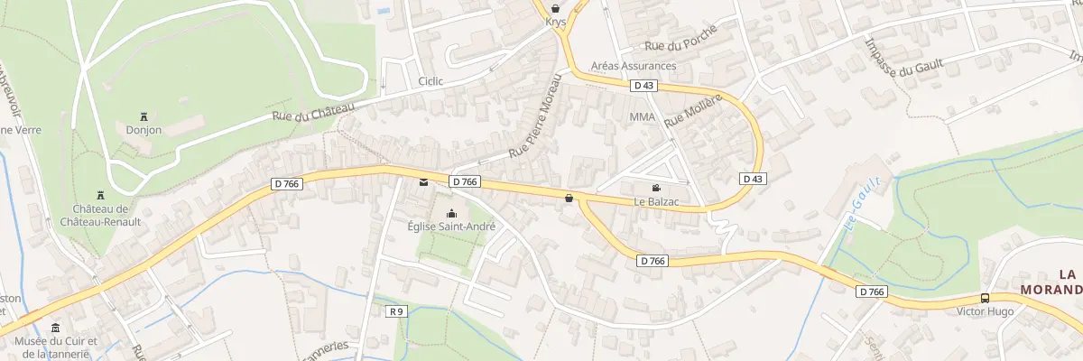 Plan du 30 Rue de la République à Château-Renault