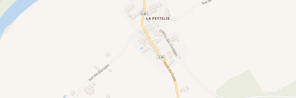Plan du 586 Rte du Cuvier à Savignac-les-Églises