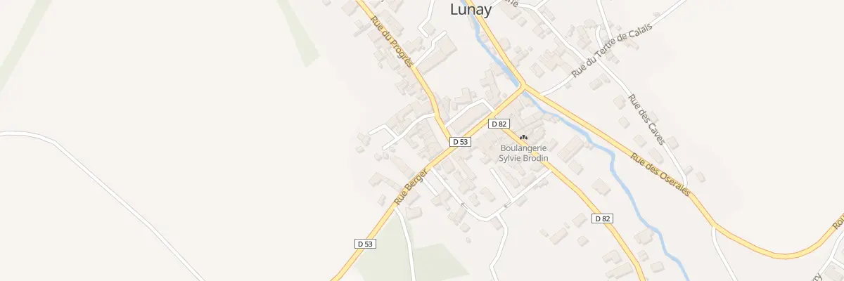 Plan du 11 Pl de l’Eglise à Lunay