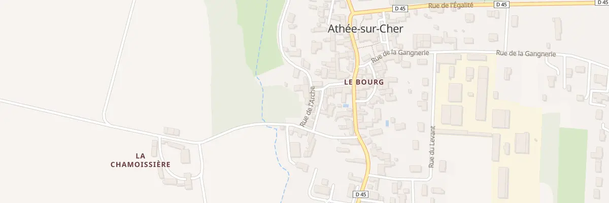 Plan du 6 Rue de l’Arche à Athée-sur-Cher