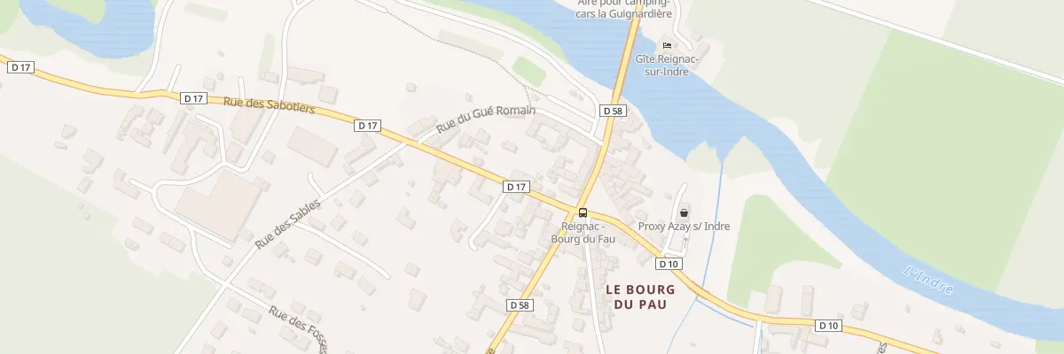 Plan du 8 Rue des Sabotiers à Reignac-sur-Indre