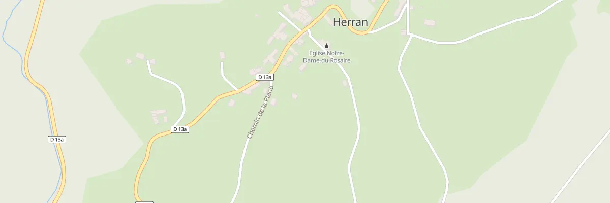 Plan du 15 Village de Herran à Herran