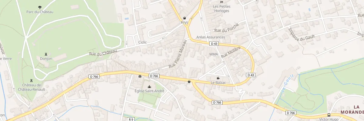 Plan du 11 Rue Pierre Moreau à Château-Renault