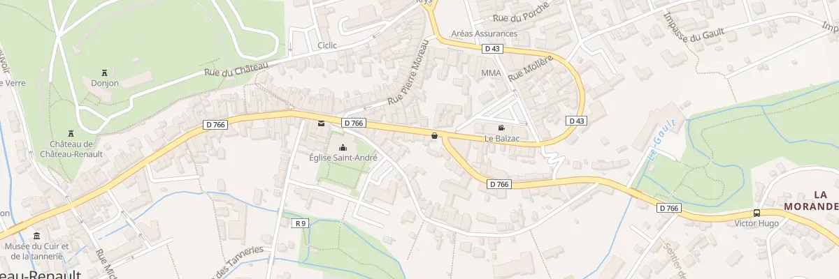Plan du 37 Rue de la République à Château-Renault