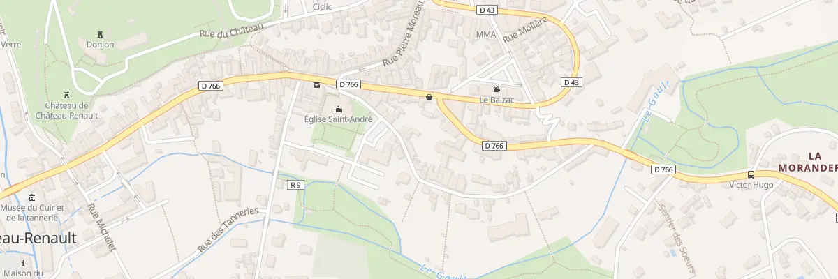 Plan du 15 Rue Martin Gardien à Château-Renault
