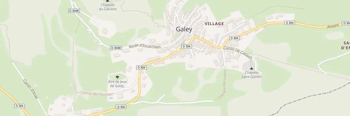 Plan du 1 Rue de la Fontaine Vieille à Galey