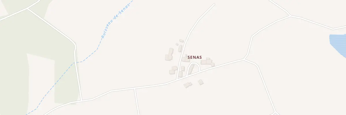 Plan du 15 Senas à Saint-Auvent