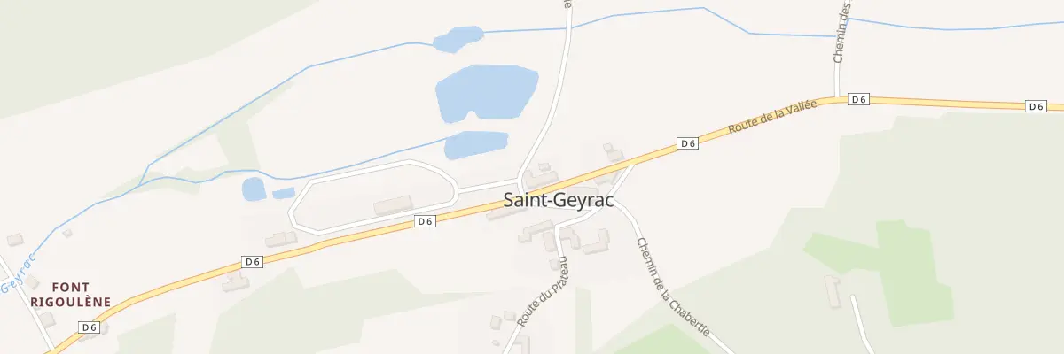 Plan du 9 Rte de la Vallée à Saint-Geyrac