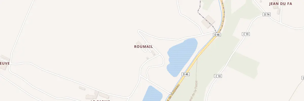Plan du 2845 Rte du Ruisseau à Gasques