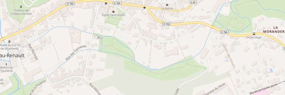 Plan du 20B Rue Martin Gardien à Château-Renault