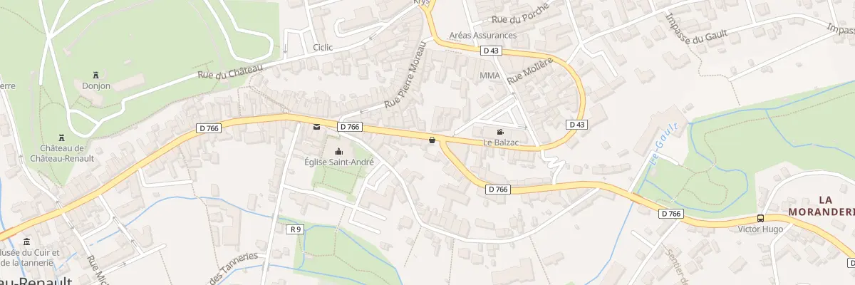 Plan du 35 Rue de la République à Château-Renault