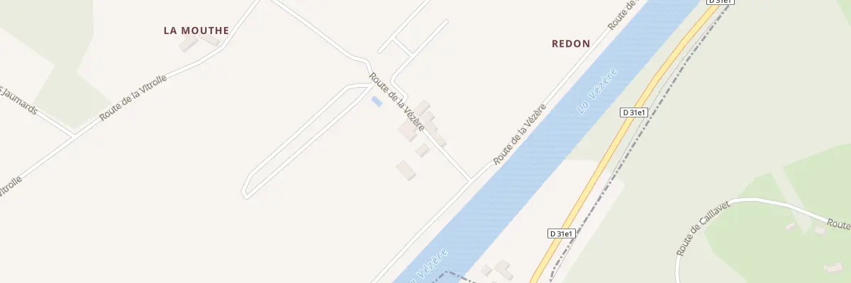 Plan du 1597 Rte de la Vézère à Limeuil