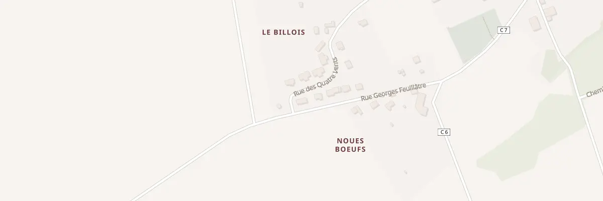 Plan du 9 Rue Georges Feuillâtre à Prunay-Cassereau