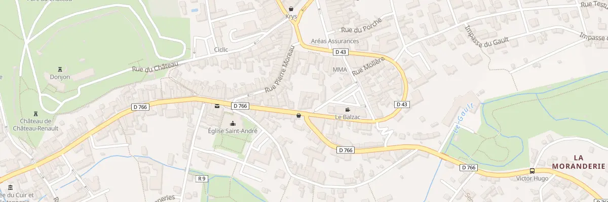 Plan du 24 Rue de la République à Château-Renault