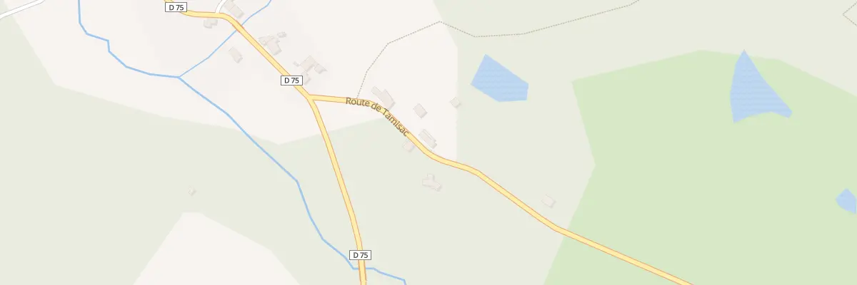 Plan du 7 Rte de Tamisac à Champagnac-la-Rivière