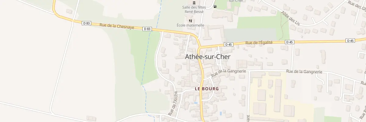 Plan du 10 Rue Principale à Athée-sur-Cher