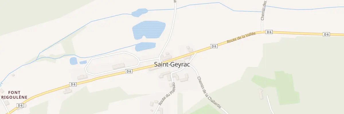 Plan du 17 Rte de la Vallée à Saint-Geyrac