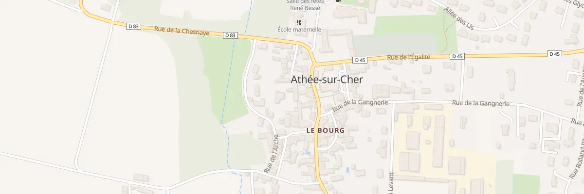 Plan du 18 Rue Principale à Athée-sur-Cher