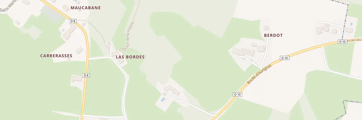 Plan du 41 Las Bordes à Montoulieu-Saint-Bernard