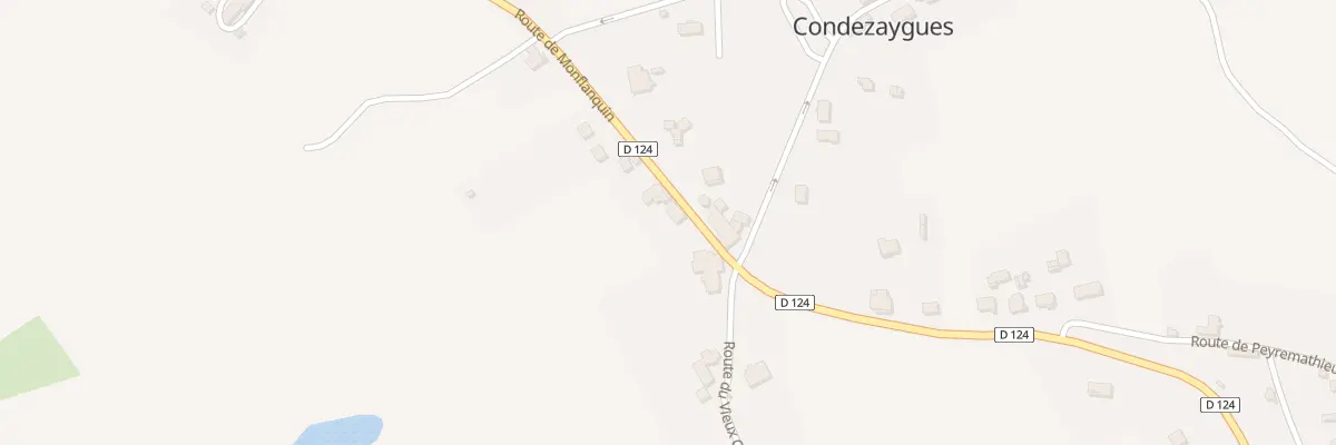 Plan du 105 Rte de Monflanquin à Condezaygues