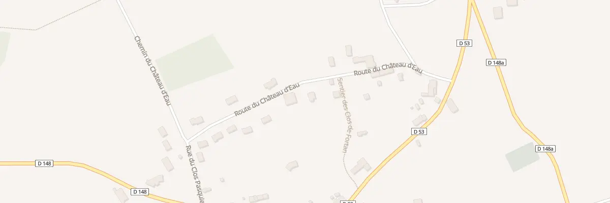 Plan du 9A Rte du Château d’Eau à Fortan