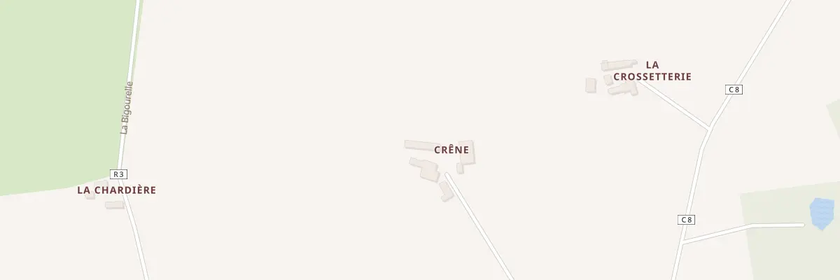 Plan du 1 Crêne à Varennes