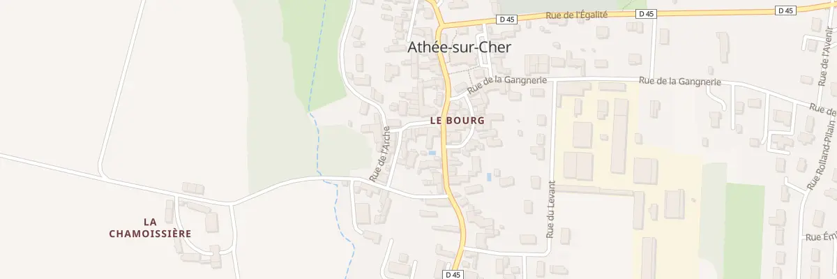 Plan du 6 Pl de la Mairie à Athée-sur-Cher