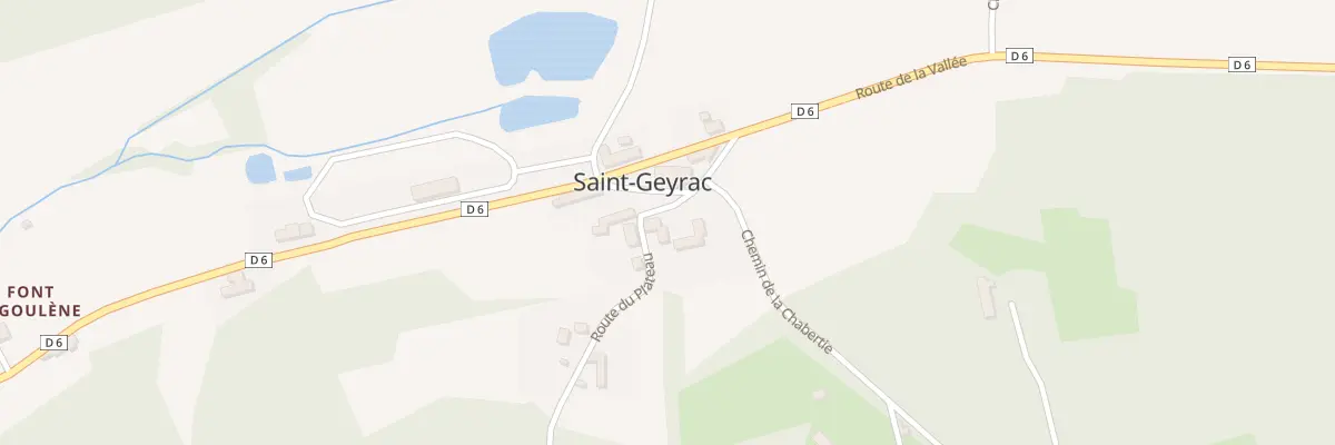Plan du 94A Le Bourg à Saint-Geyrac