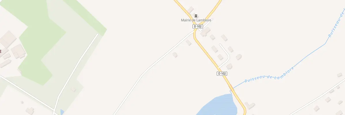 Plan du 4 Le Bourg à Lamblore