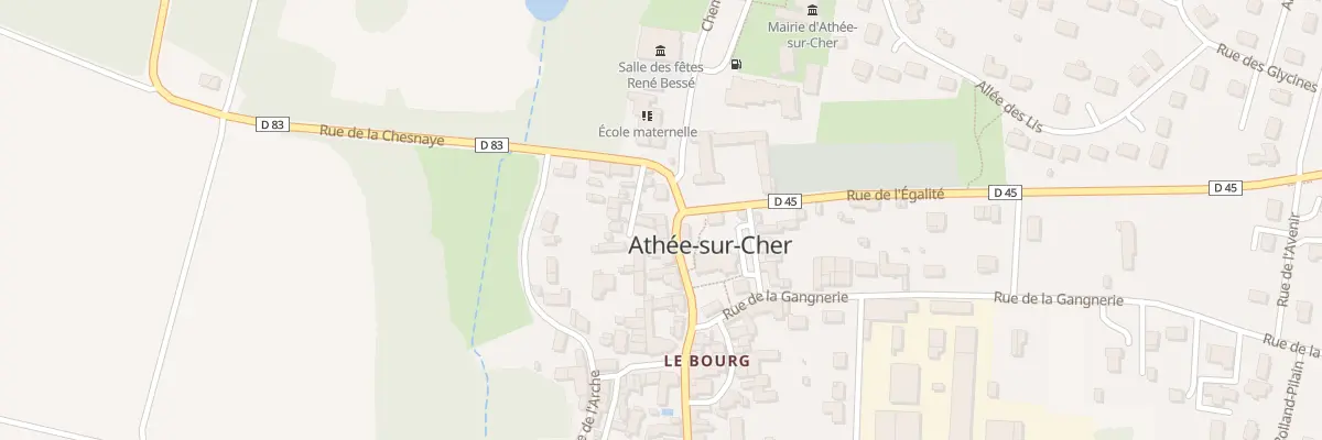 Plan du 2 Rue Principale à Athée-sur-Cher