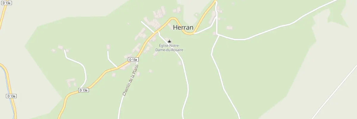 Plan du 1 La Plano à Herran