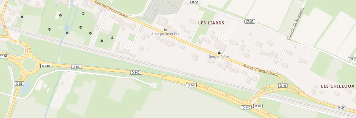 Plan du 64 Rue de Chenonceaux à Saint-Martin-le-Beau