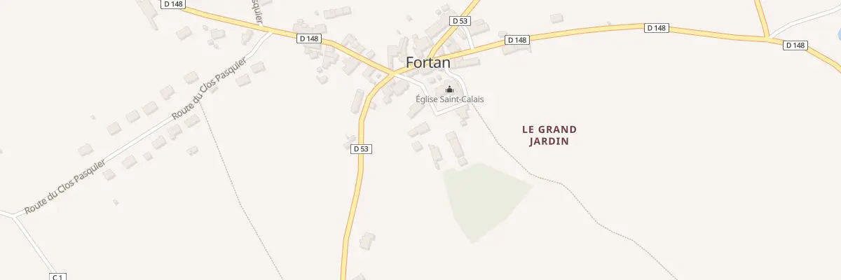Plan du 7A Rte de Lunay à Fortan