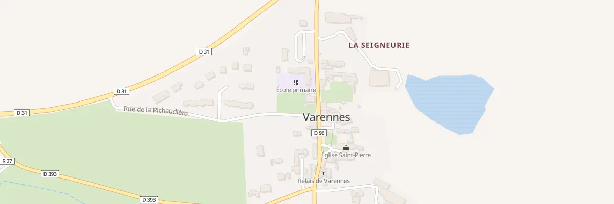 Plan du 11 Rue Grande Rue à Varennes