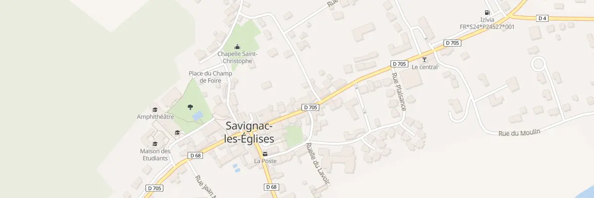 Plan du 32 Av Sylvain Bordas à Savignac-les-Églises