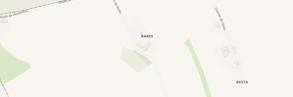 Plan du 54 Bares à Labastide-Paumès