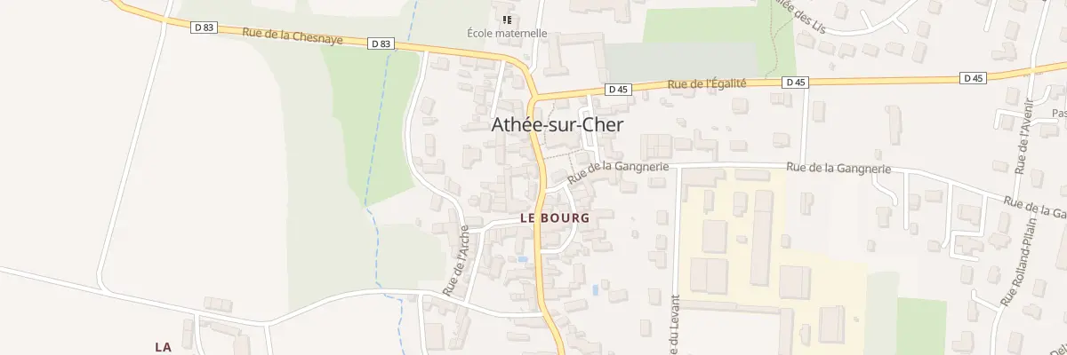 Plan du 20 Rue Principale à Athée-sur-Cher