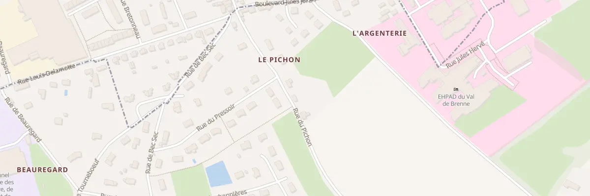 Plan du 12 Rue du Pichon à Auzouer-en-Touraine