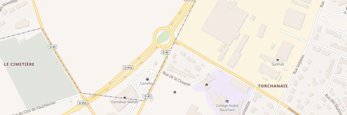 Plan du 40 Rue Gambetta à Château-Renault