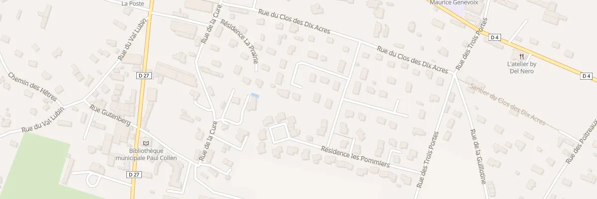 Plan du 8 Res les Pommiers à Luneray
