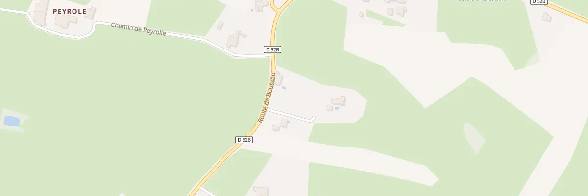 Plan du 2 Peyrole à Benque