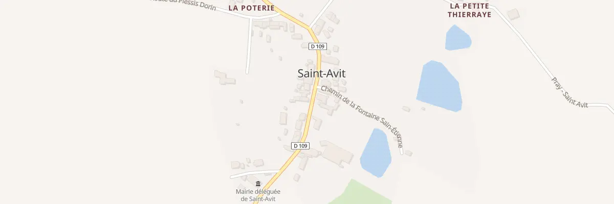 Plan du 16 Rue de la Colline à Couëtron-au-Perche