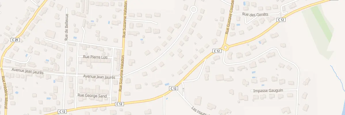Plan du 12 Rue Baptiste Marcet à Saint-Junien