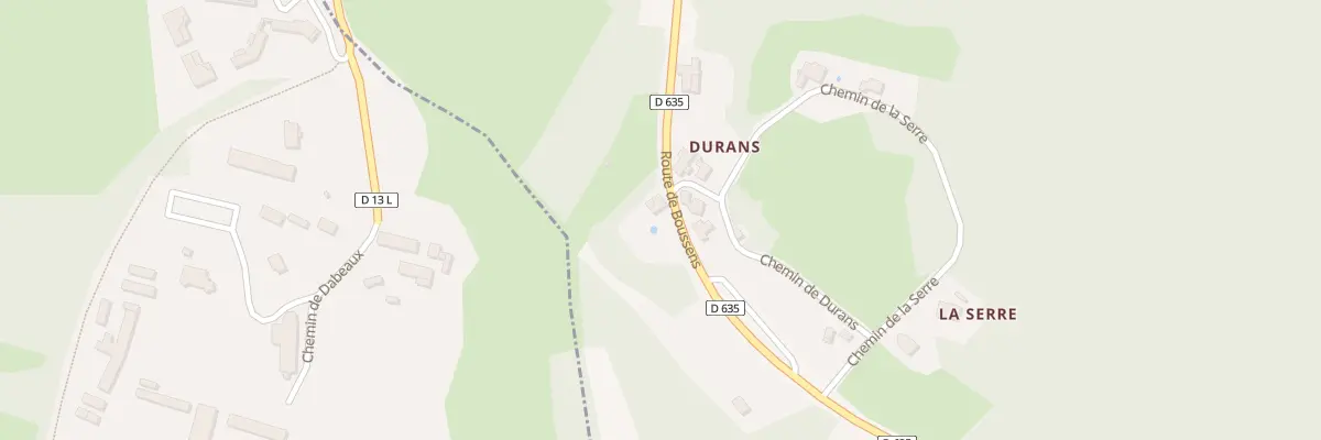 Plan du 142 Durans à Alan